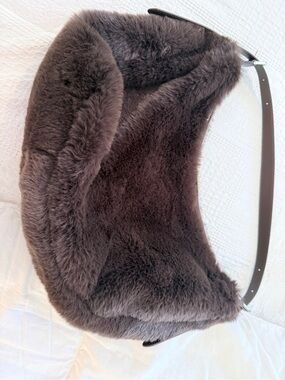 NEW Kate Spade Brown Fur Nova Handbag